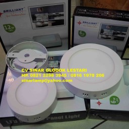 Lampu Downlight Outbow LED Panel 12W dan 6W Brilliant